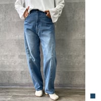 再販✨【Anna Kerry】切替コクーンデニム