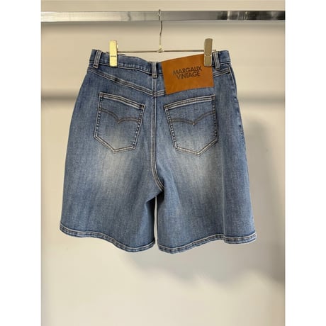 【MARGAUX VINTAGE】加工デニムハーフパンツ