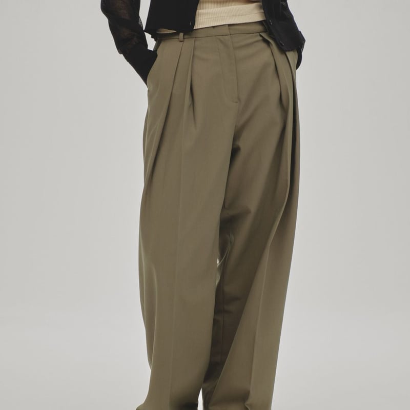 TODAYFUL】 Twill Wide Trousers | selectshop kus