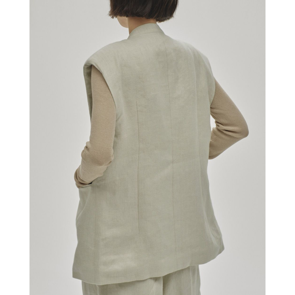 新品未使用タグ付きTodayful Linen Over Vest TODAYFUL】Linen Over Vest | selectshop kusukusu