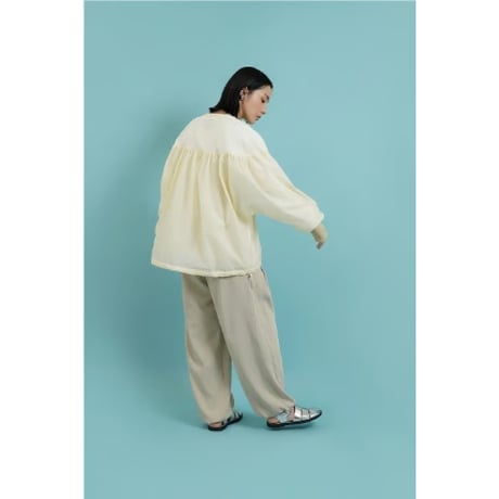 【CYAN TOKYO】シースルーナイロンドルマンブルゾン