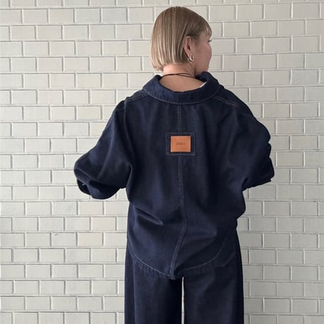 【cafune】10oz denim dolman jacket
