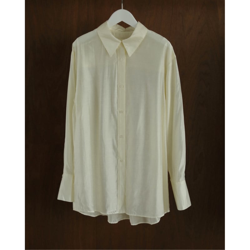 anuke Sheer Satin Shirts アイボリー 楽天市場】【SALE 20％OFF】anuke（アンヌーク）/Sheer Satin
