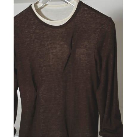 【TODAYFUL】Tuck Layered Long T-shirts   ＊