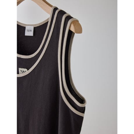【YENN】COLOR LAYERED TANK