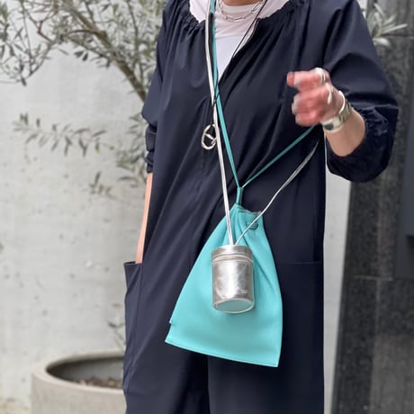【blancle】S.LEATHER ZIP DRAWSTRING 【Msize】bc1172