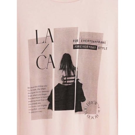 【CHIGNON】OFF PHOTOﾌﾟﾘﾝﾄﾛﾝTEE