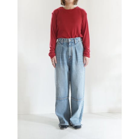 【YENN】HIGHRISE TUCKWIDE PT     ＊