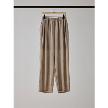 【YENN】SHEER STRIPE EASY PT