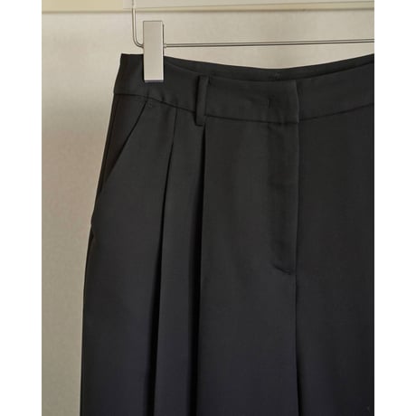 【anuke】Twill Satin Pants　※納期7月中旬～8月中旬