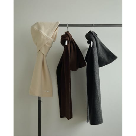 【ànuke】Hoodie Knit Stole　※10月中旬~11月上旬頃 発送予定