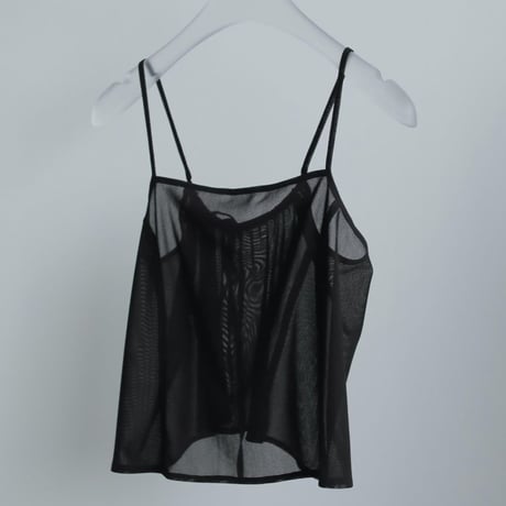 【anuke】Backopen Tulle Camisole　※納期5月中旬〜6月中旬