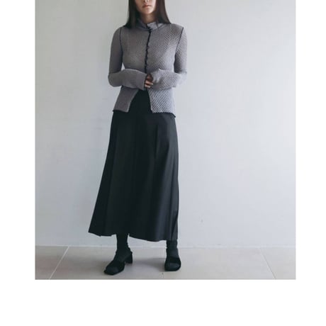 【anuke】Piping Scarf Knit　※納期8月下旬～9月下旬