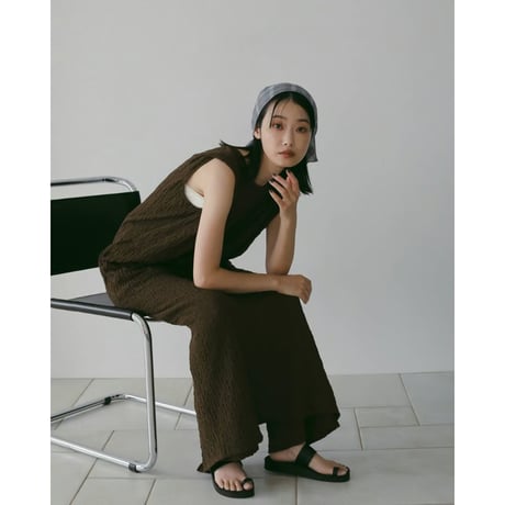 【anuke】Check Scarf　※納期4月下旬～5月下旬