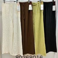 【Dignite collier】楊柳ワイドCUTパンツ　80268016