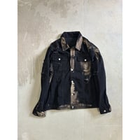 【M.U.L.】脱色BLACK DENIM JACKET　MULW-2065