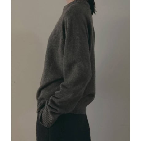 【anuke】Wool Crewneck Tops　※納期11月中旬～12月中旬