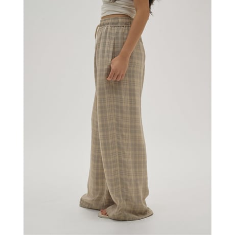 【TODAYFUL】Check Jacquard Pants　※納期5月中旬〜6月中旬