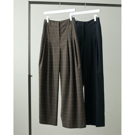 【ànuke】3tuck Wide Pants