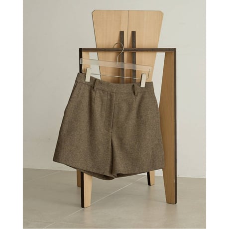 【anuke】Herringbone Short Pants　※納期9月中旬～10月中旬