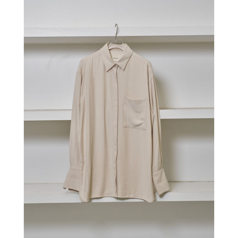 TODAYFUL】 Backsatin Pocket Shirts ※納期3/中～4/中 |