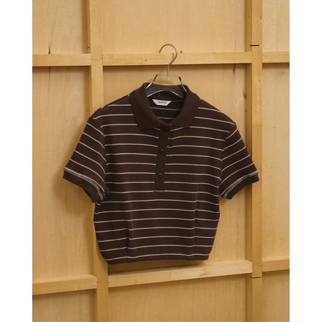 【TODAYFUL】Border Polo Tops