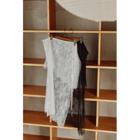 【Hella】2Way Layered Lace Wrap Skirt　※納期8月中旬～9月中旬