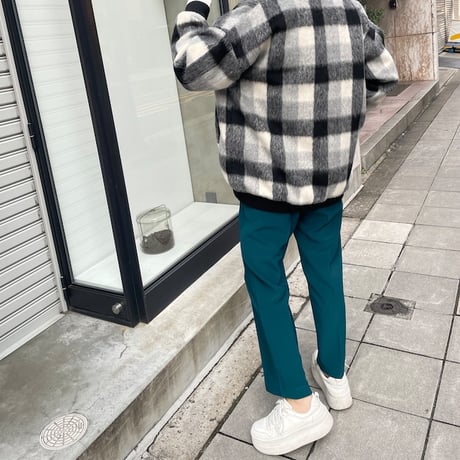 再販✨【Anna Kerry】ピンタックバックブラッシュテーパードパンツ