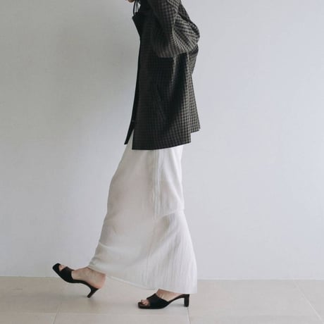 【anuke】Check Coverall Jacket　※納期9月中旬～10月中旬