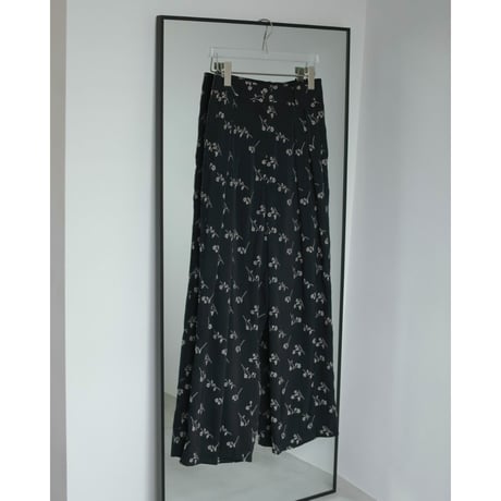 【anuke】Flower Jacquard Pants　※納期5月中旬〜6月中旬