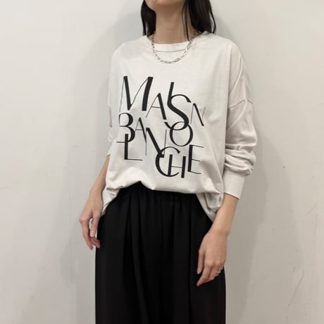 【siro de labonte】MAISON BLANCHE 2way oullover