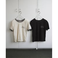 【anuke】Lettering Washer T-Shirts
