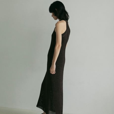 【anuke】Strawyarn Knit Onepiece　※納期4月下旬〜5月下旬