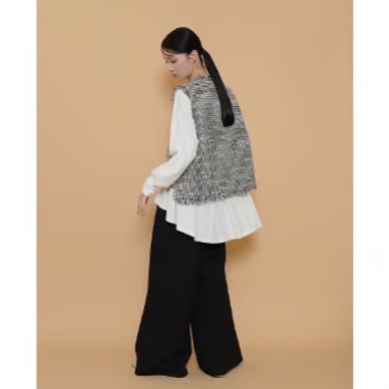 CYAN TOKYO】バックオーバーツイードベスト | selectshop kusukusu