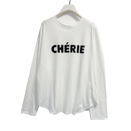 【CHIGNON】"CHERIE"ｼﾝﾌﾟﾙﾛｺﾞT
