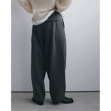 【anuke】Wool Cocoon Pants