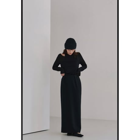 【Hella】melange tight skirt※納期10上〜11上