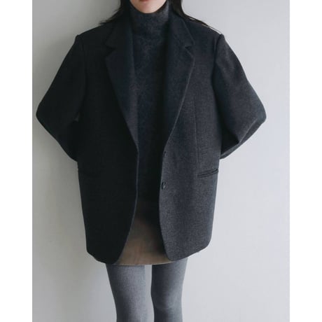 【anuke】Herringbone Wool Jacket　※納期9月中旬～10月中旬