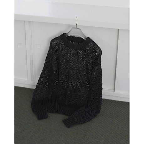 【anuke】Tapeyarn Loose Knit　※納期3月上旬～4月上旬