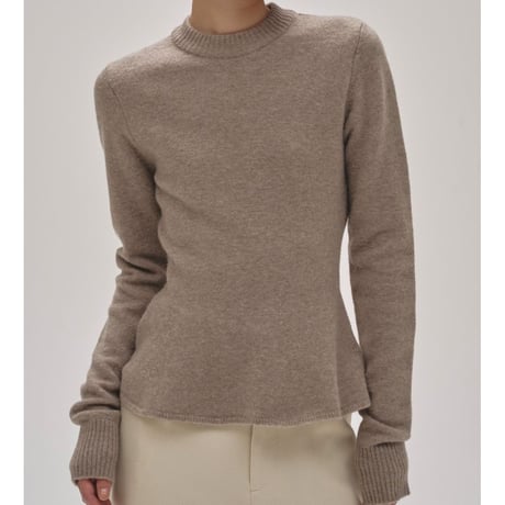 【TODAYFUL】Puffy Peplum Knit　※納期10月中～11月中