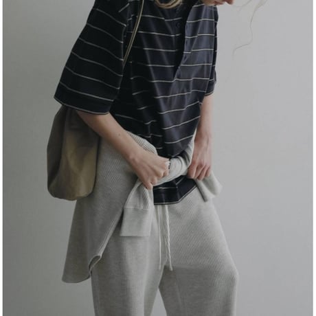 【anuke】Waffle Wide Pants　納期：8月下旬～9月下旬