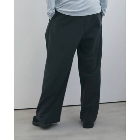【anuke】Tuck Wide Pants
