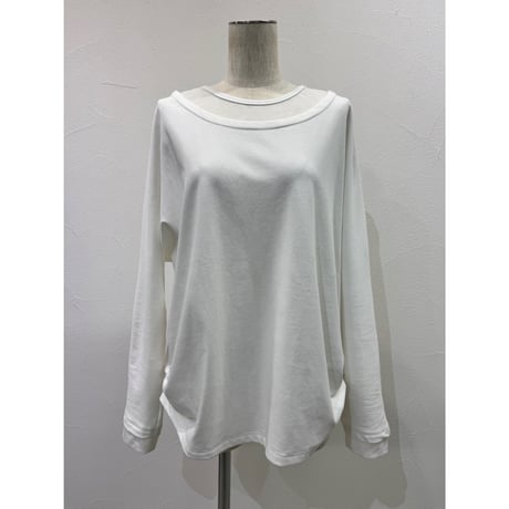 【CYAN TOKYO】レイヤーネックドルマンTOPS