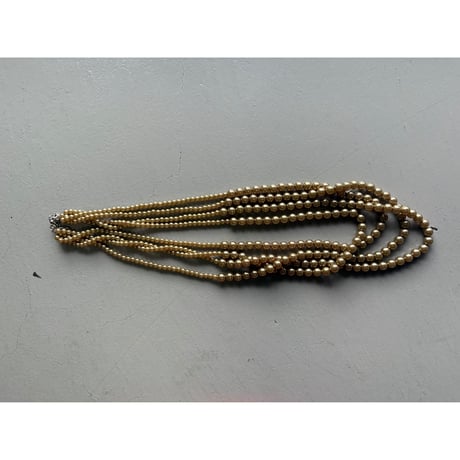 【MARGAUX VINTAGE】GOLDビーズネックレス
