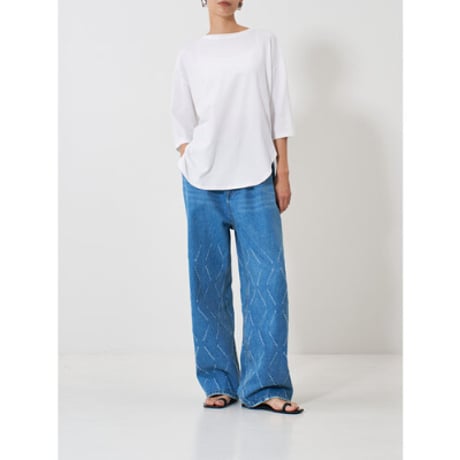 【YENN】 TWIST HEM TEE　納期：2026年2月上旬～3月上旬