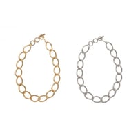 【Sea'ds mara】Chunky heart mantel necklace