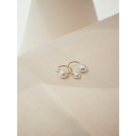 【CHIGNON】ﾊﾟｰﾙｲﾔｶﾌ2本ｾｯﾄ
