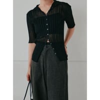 【Hella】high neck rib tops  ※納期4/下〜5/下