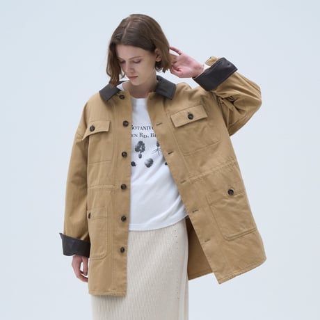 【Boutique Ordinary】Convertible Collar Military Jacket