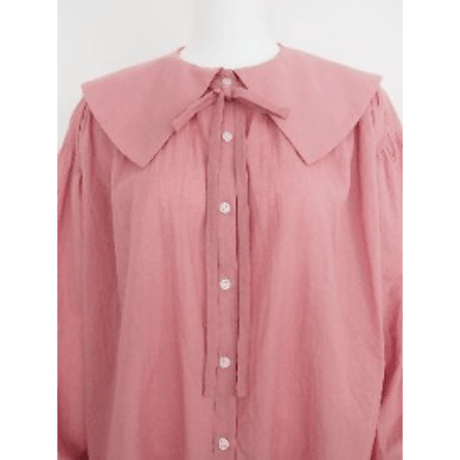 【Boutique Ordinary】Big Collar Gather Blouse